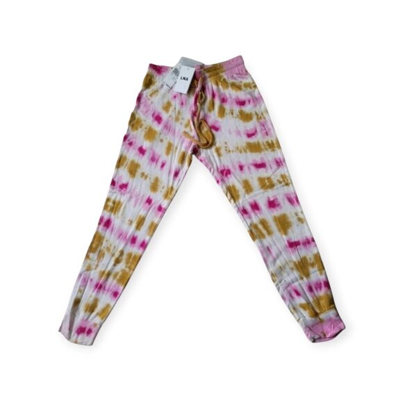 LNA Ariel Tie-Dyed Cozy Sweatpants S Cabincore Cozy Cottagecore Fall Campus - Picture 3 of 9